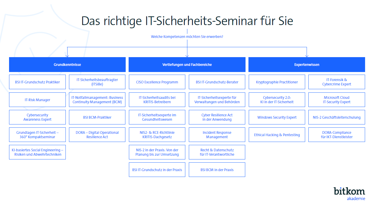 Entscheidungsbaum IT-Sicherheits-Seminar